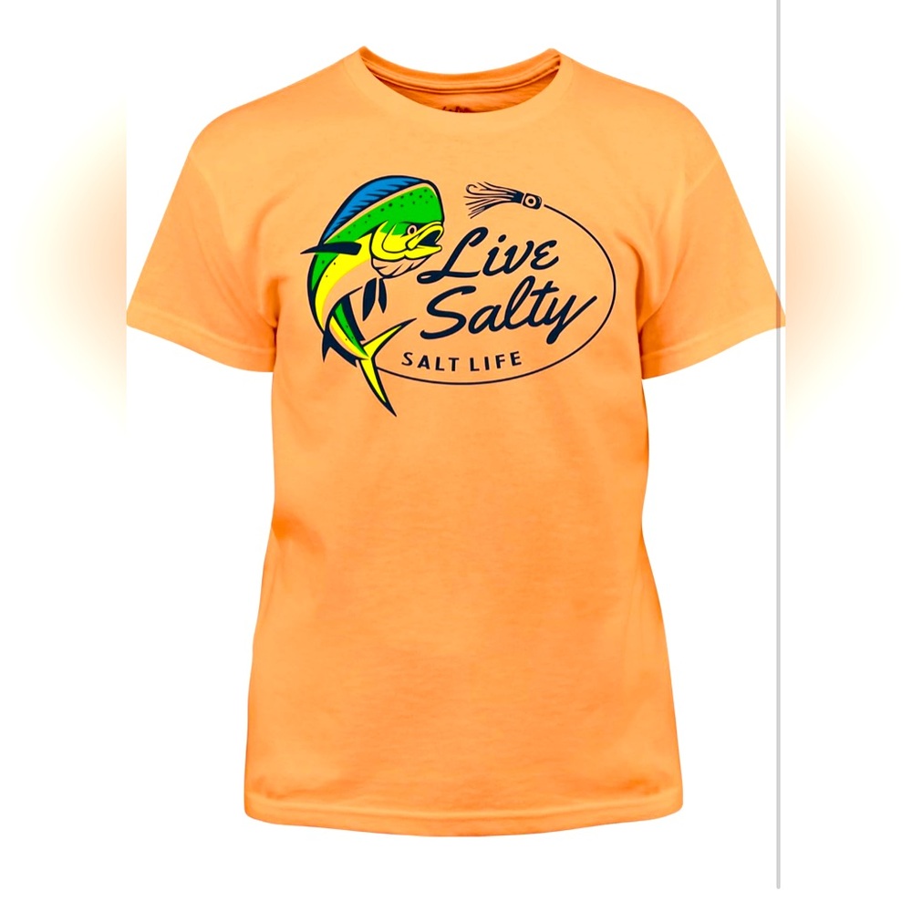 NWT Salt Life Unisex Salty Mahi Youth Short Sleeve Tee XL